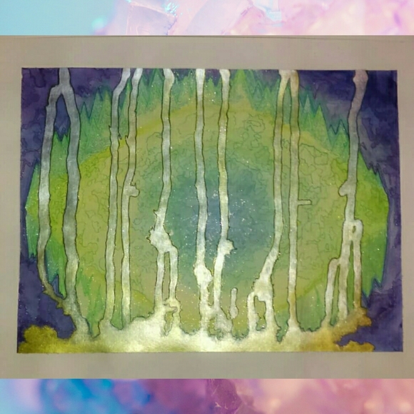 Other - Dripping With Gold - Abstract Painting